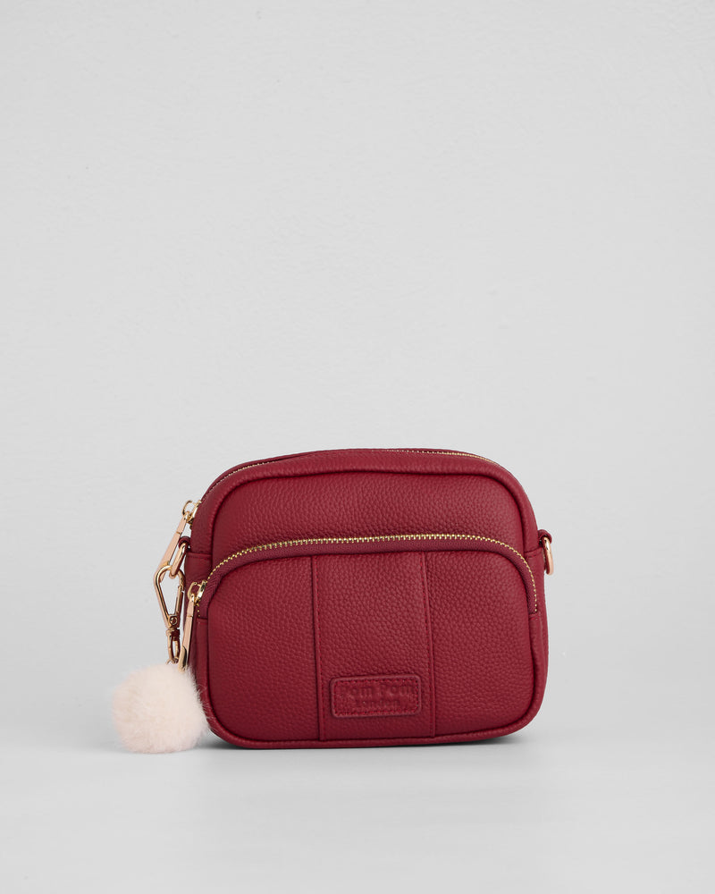 Original Mini Bag Burnt Rhubarb & Accessories-Pom Pom London