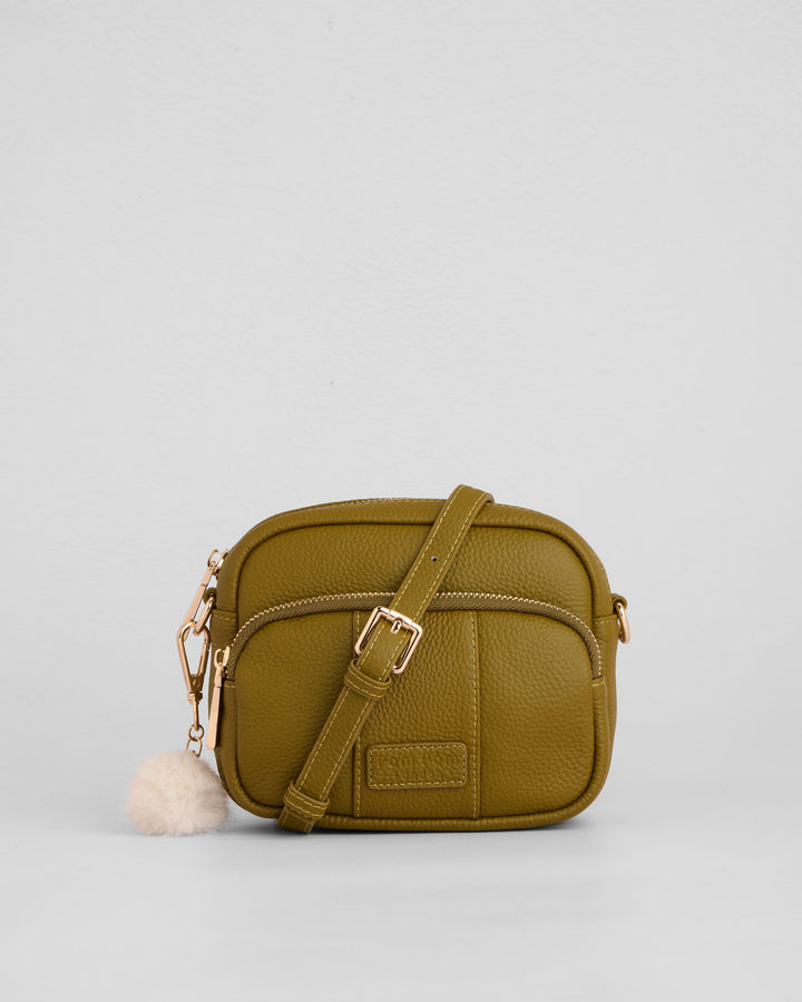 Original Mini Bag Olive Green & Accessories – Pom Pom London