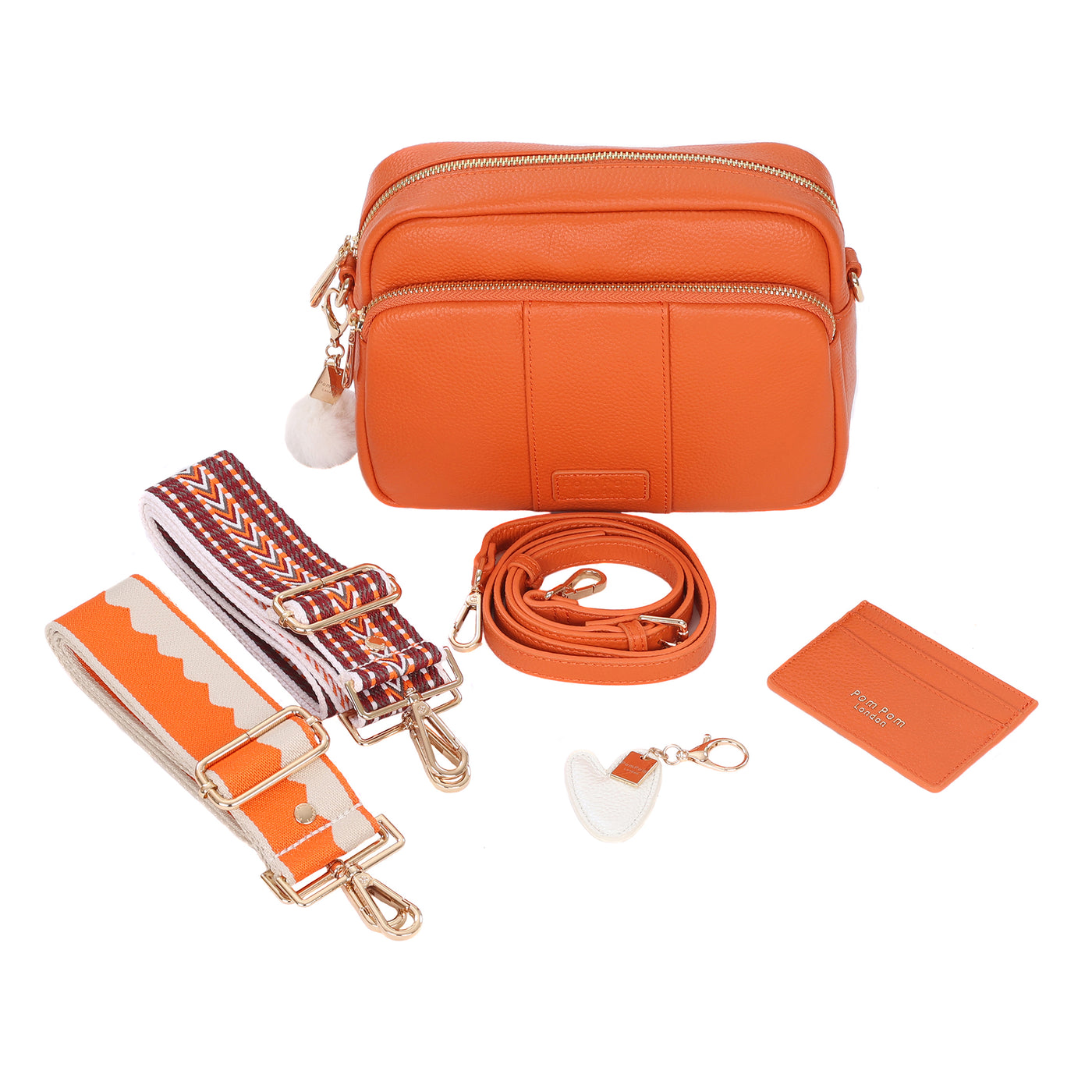 Original Plus Bag Bundle Orange-Pom Pom London