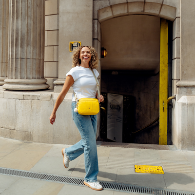 Original Plus Bag Circle Line Yellow & Accessories-Pom Pom London