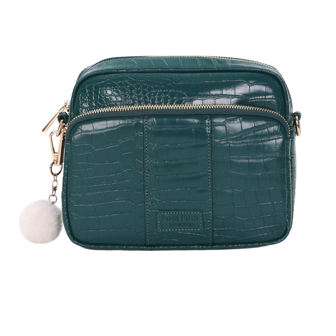 Original Plus Bag & Accessories Leather Crossbody bag in Croc