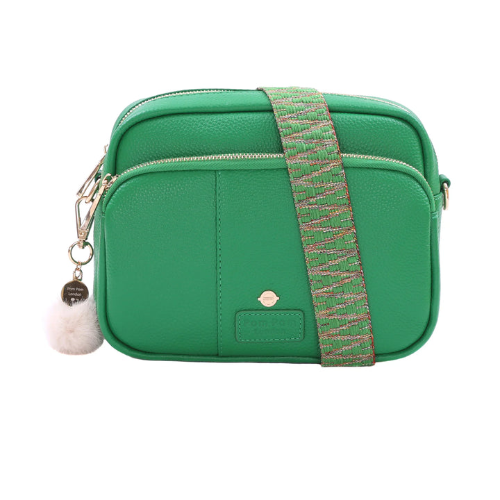 Pom Pom London Original Plus - Leather Crossbody Bag In District