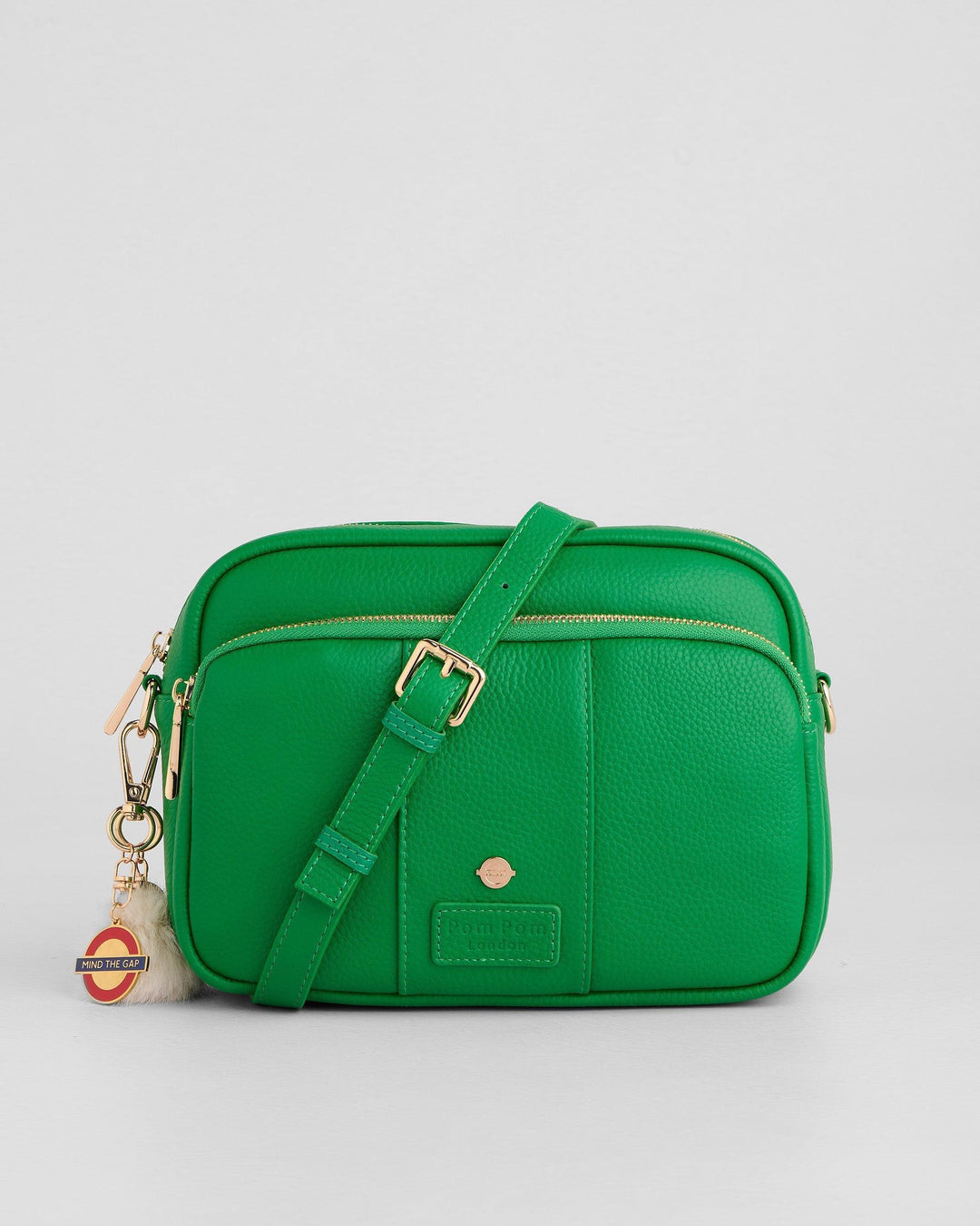 Pom Pom London Original Plus - Leather Crossbody Bag In District