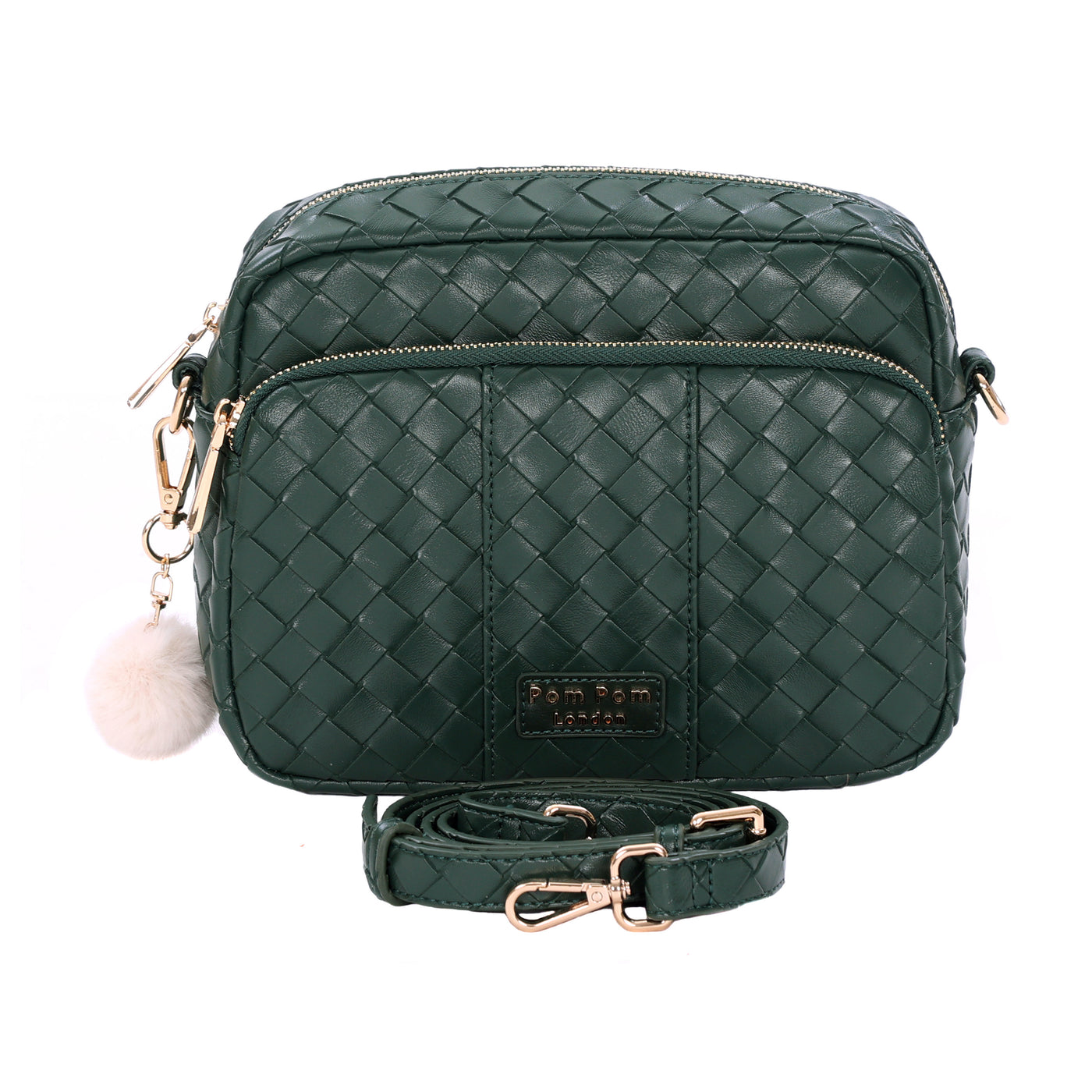 Original Plus Bag Lattice Green & Accessories-Pom Pom London