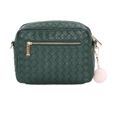 Original Plus Bag Lattice Green & Accessories-Pom Pom London
