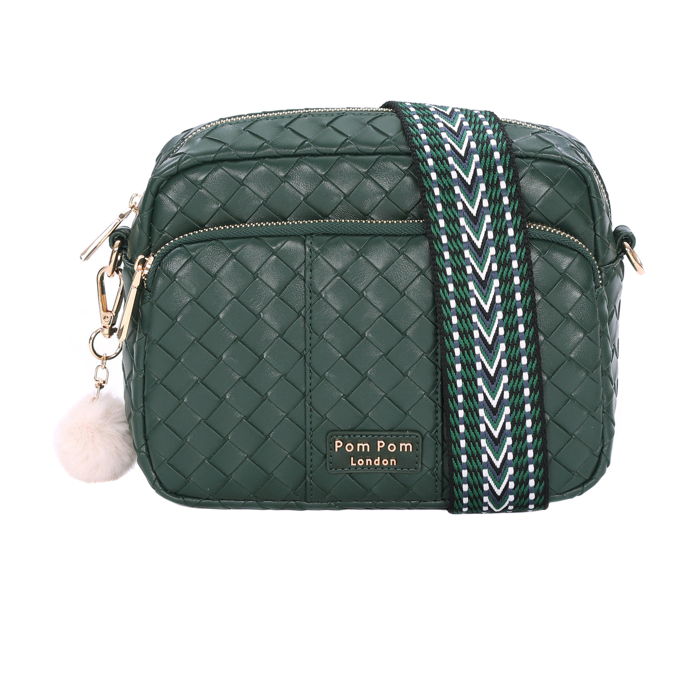 Original Plus Bag Lattice Green & Accessories-Pom Pom London