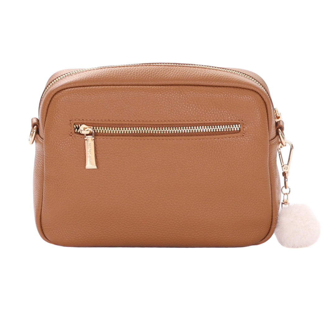 Original Plus Bag & Accessories - Leather Crossbody Bag In Leopard