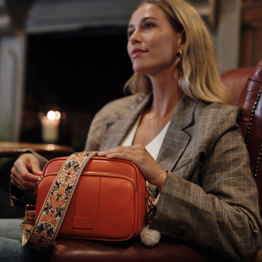 Original Plus Bag Orange Spice & Accessories-Pom Pom London