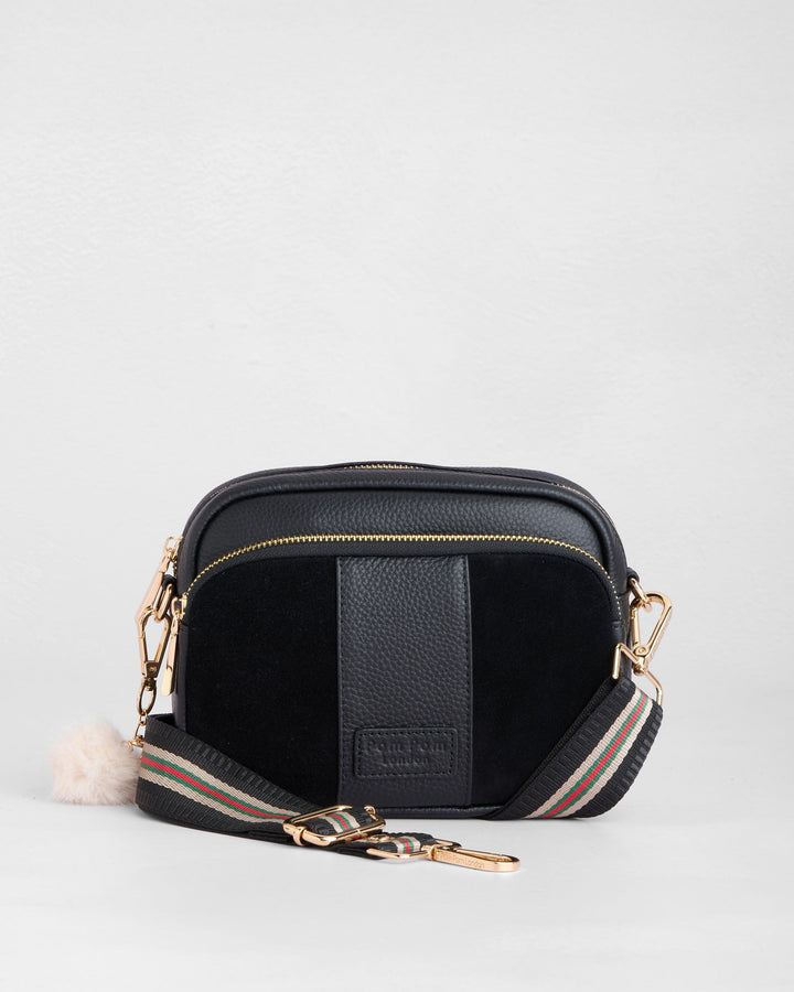 Leather Crossbody Bags Changeable Strap Bag Initial Crossbody Leather Crossbody Bag With Changeable Strap Cross Body Bag  With Interchangeable Strap
