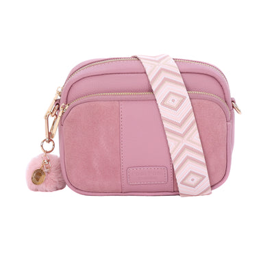 Original Suede & Leather Bag BCA '25 Pink-Pom Pom London