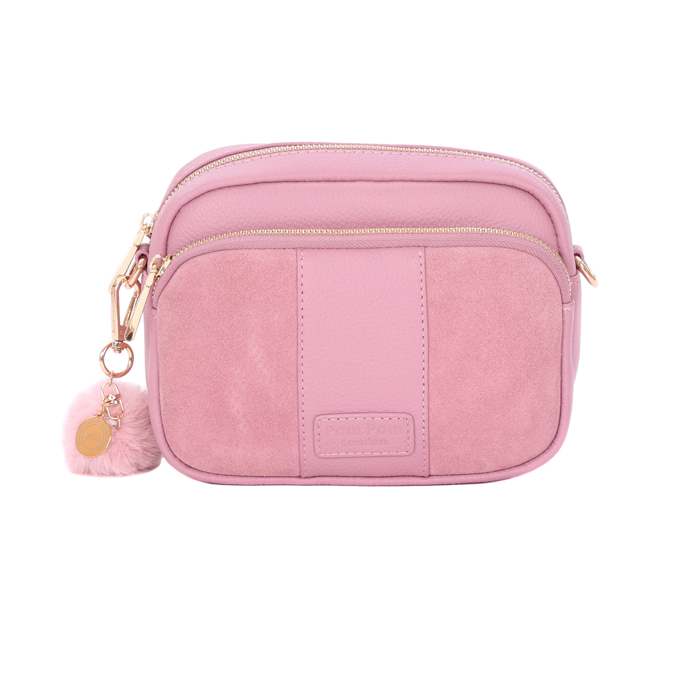 Original Suede & Leather Bag BCA '25 Pink-Pom Pom London