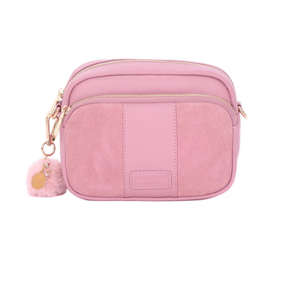 Original Suede & Leather Bag BCA '25 Pink-Pom Pom London