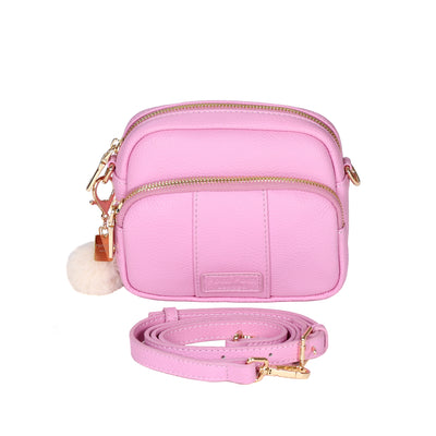 Mayfair MINI Bag Peony Pink & Accessories - Pom Pom London
