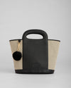 Pom Pom London Berwick Bag Canvas & Leather Black