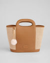 Pom Pom London Berwick Bag Canvas & Leather Maple