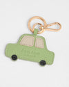 Pom Pom London Car Keyring Green