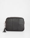 Pom Pom London City Bag Black Silver Hardware