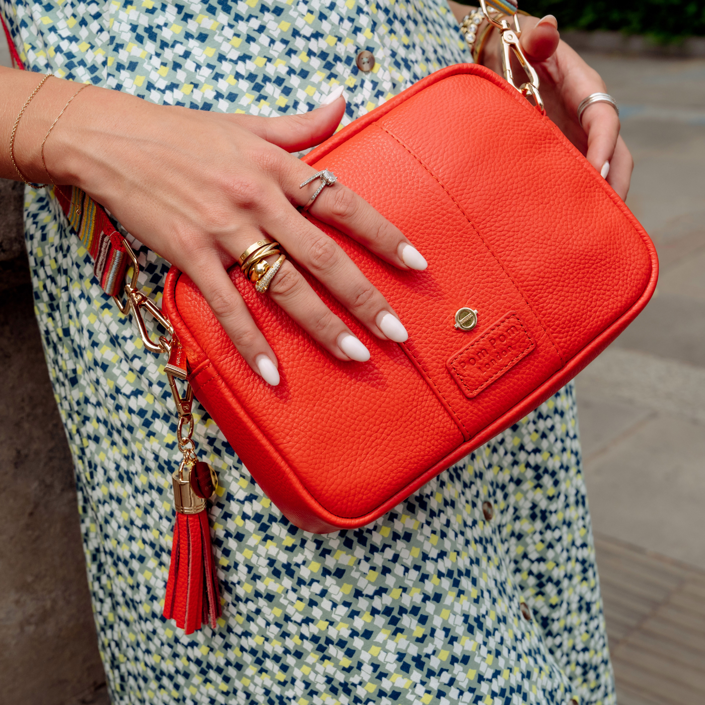 Pom Pom London City Bag Central Line Red-Pom Pom London