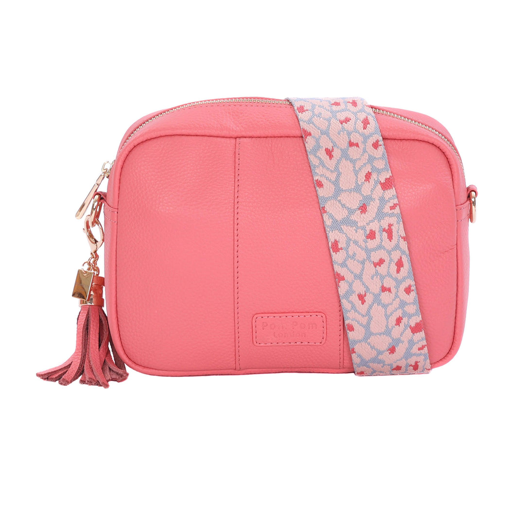Moshi Lula Nano Crossbody Bag – Coral Pink Mini Handbag With RFID Pocket | Vegan Leather & Adjustable Strap - View #4
