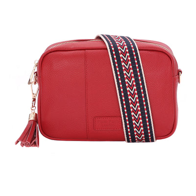 Pom Pom London City Bag Crimson Red-Pom Pom London