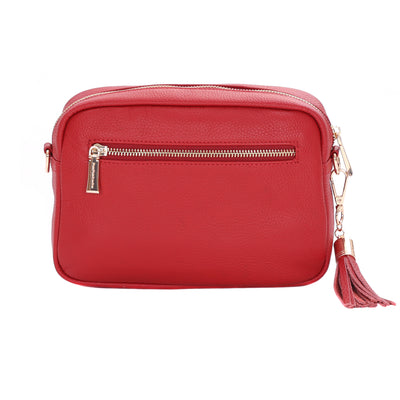 Pom Pom London City Bag Crimson Red-Pom Pom London