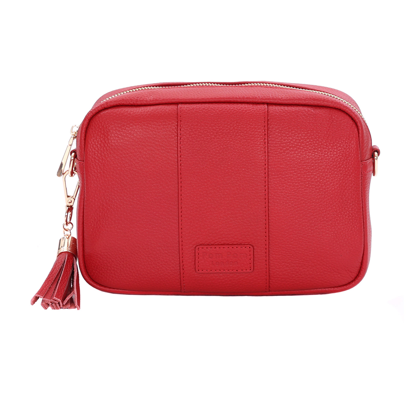 Pom Pom London City Bag Crimson Red-Pom Pom London