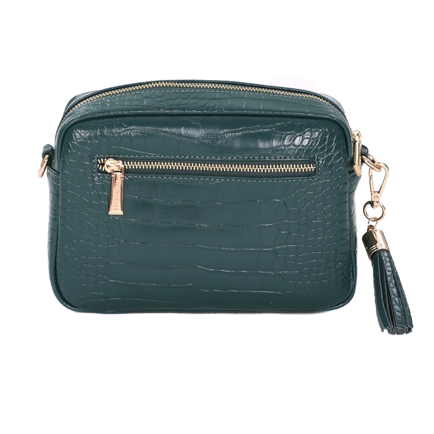 Pom Pom London City Bag Croc Marine Blue-Pom Pom London