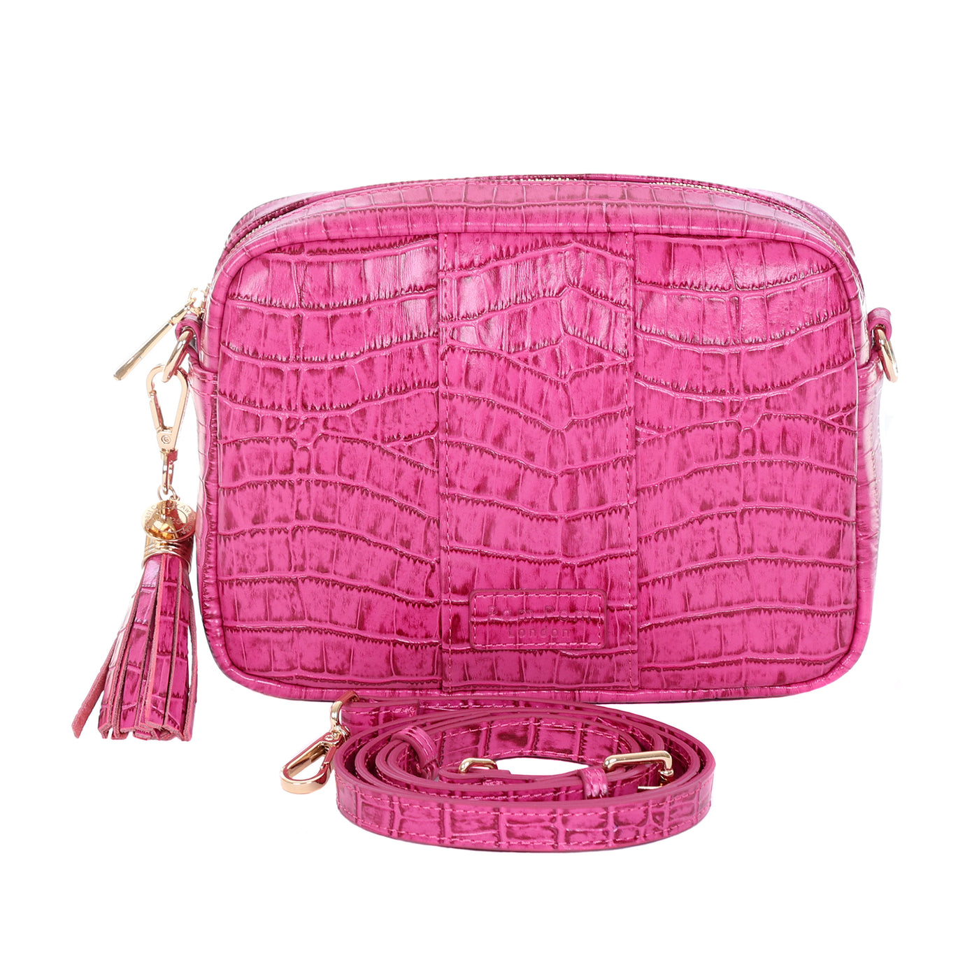Pom Pom London City Bag BCA Croc Pink-Pom Pom London