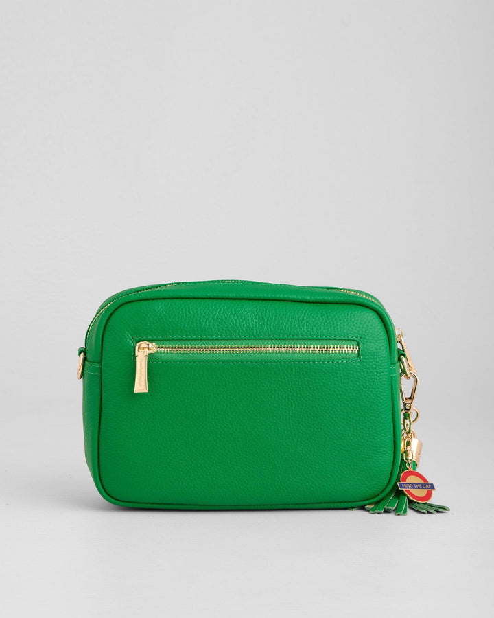 Pom Pom London City Bag - Leather Crossbody bag in District Line Green