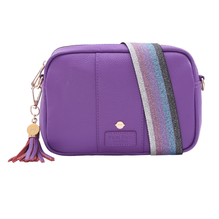 Pom Pom London City Bag - Leather Crossbody bag in Eliazbeth Line