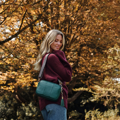 Pom Pom London City Bag Madeira Green-Pom Pom London