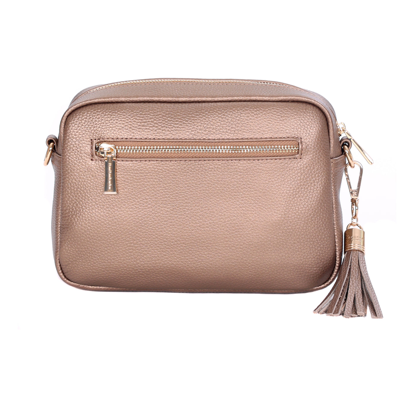 Pom Pom London City Bag Metallic Bronze-Pom Pom London