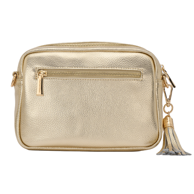 Pom Pom London City Bag Metallic Gold-Pom Pom London