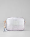 Pom Pom London City Bag Metallic Silver