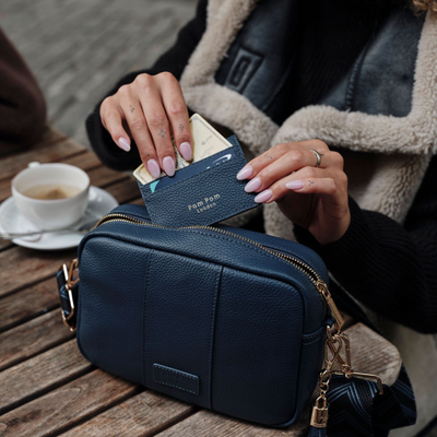 Pom Pom London City Bag Nordic Blue-Pom Pom London