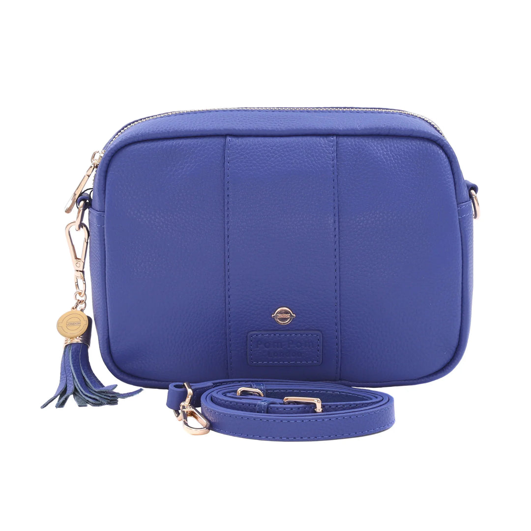 Pom Pom London City Bag Leather Crossbody bag in Piccadilly Line