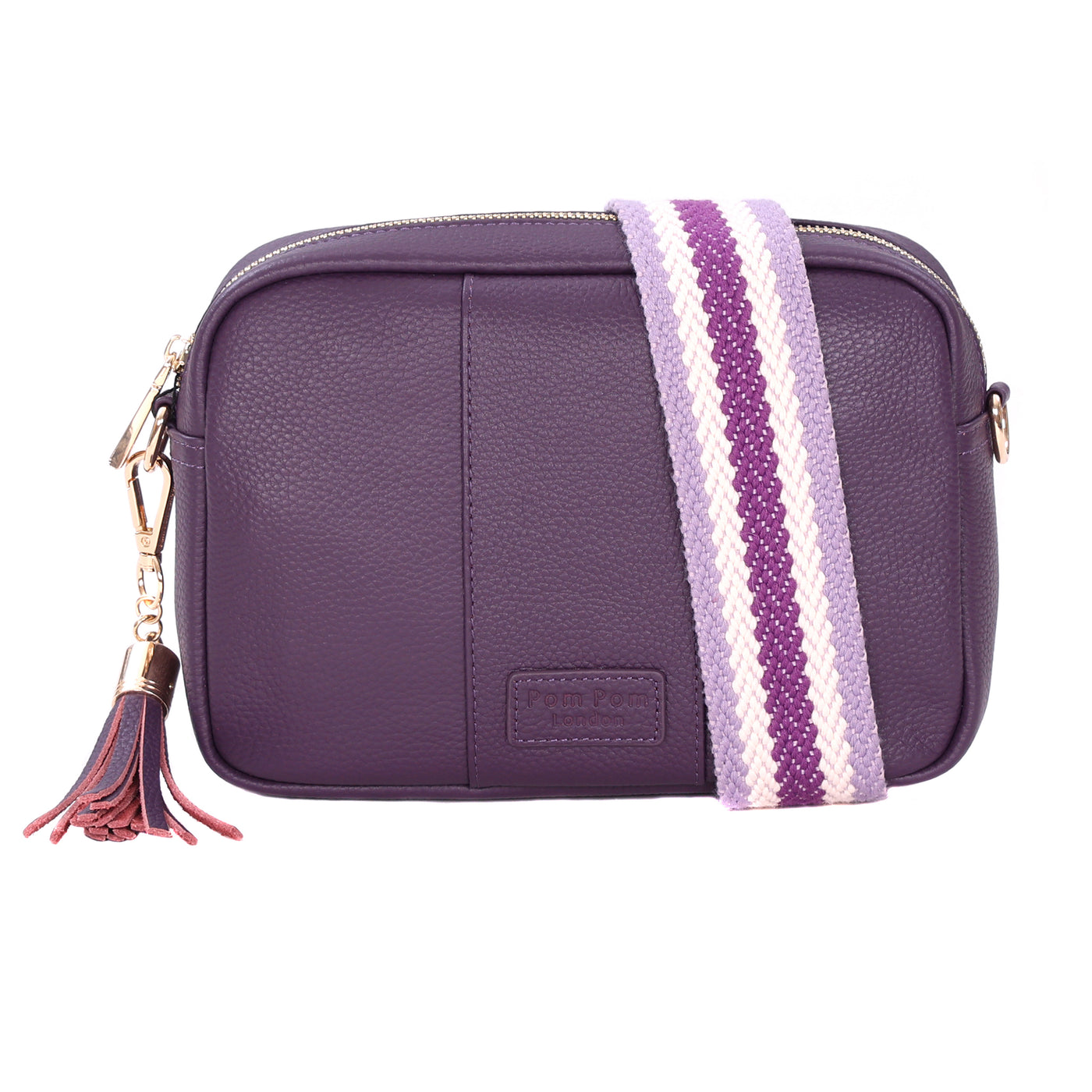 Pom Pom London City Bag Purple Nightshade-Pom Pom London