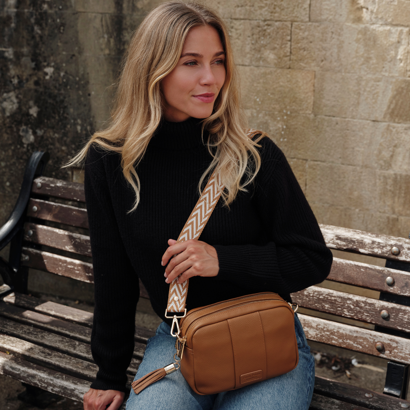 Pom Pom London City Duo Bag Maple-Pom Pom London