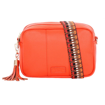 Pom Pom London Duo Zip City Bag Orange Spice-Pom Pom London