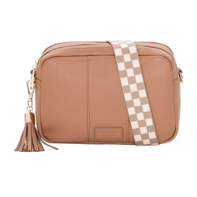 Pom Pom London Duo Zip City Bag Spiced Ginger-Pom Pom London