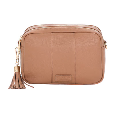 Pom Pom London Duo Zip City Bag Spiced Ginger-Pom Pom London