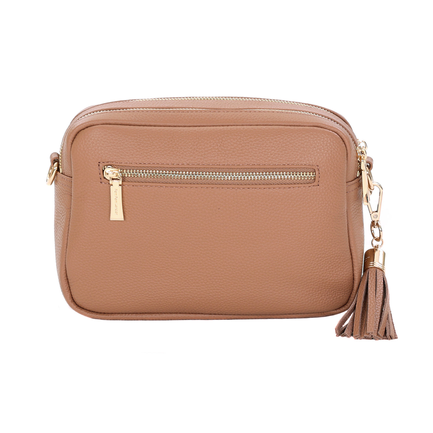 Pom Pom London Duo Zip City Bag Spiced Ginger-Pom Pom London
