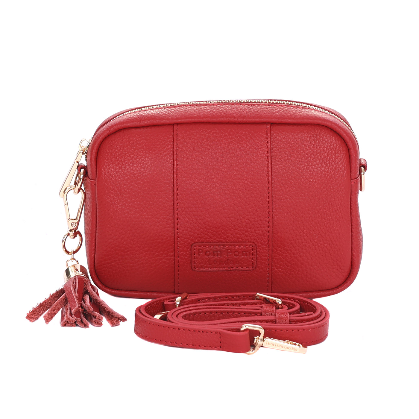 Pom Pom London City MINI Bag Crimson Red-Pom Pom London