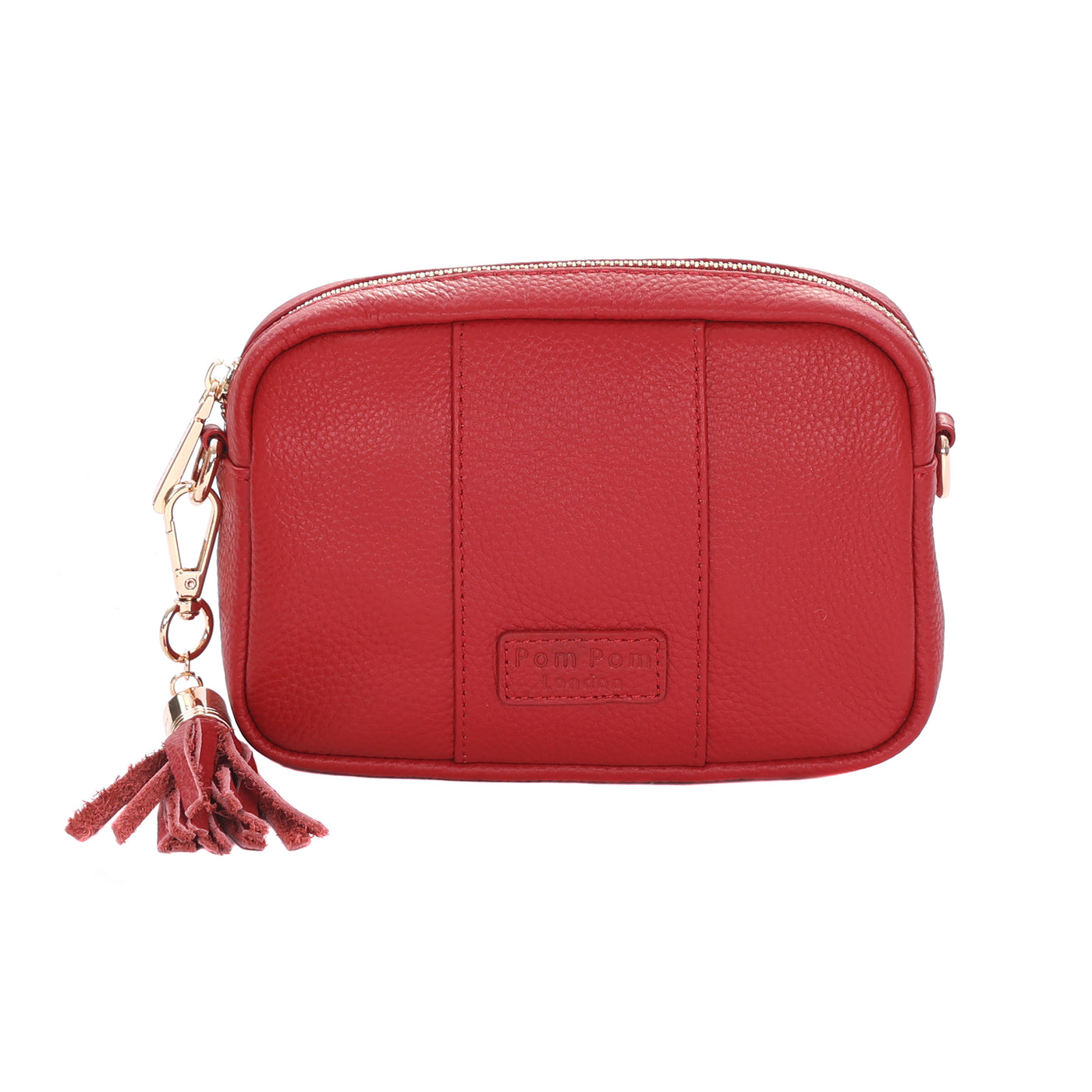 Pom Pom London City MINI Bag Crimson Red-Pom Pom London