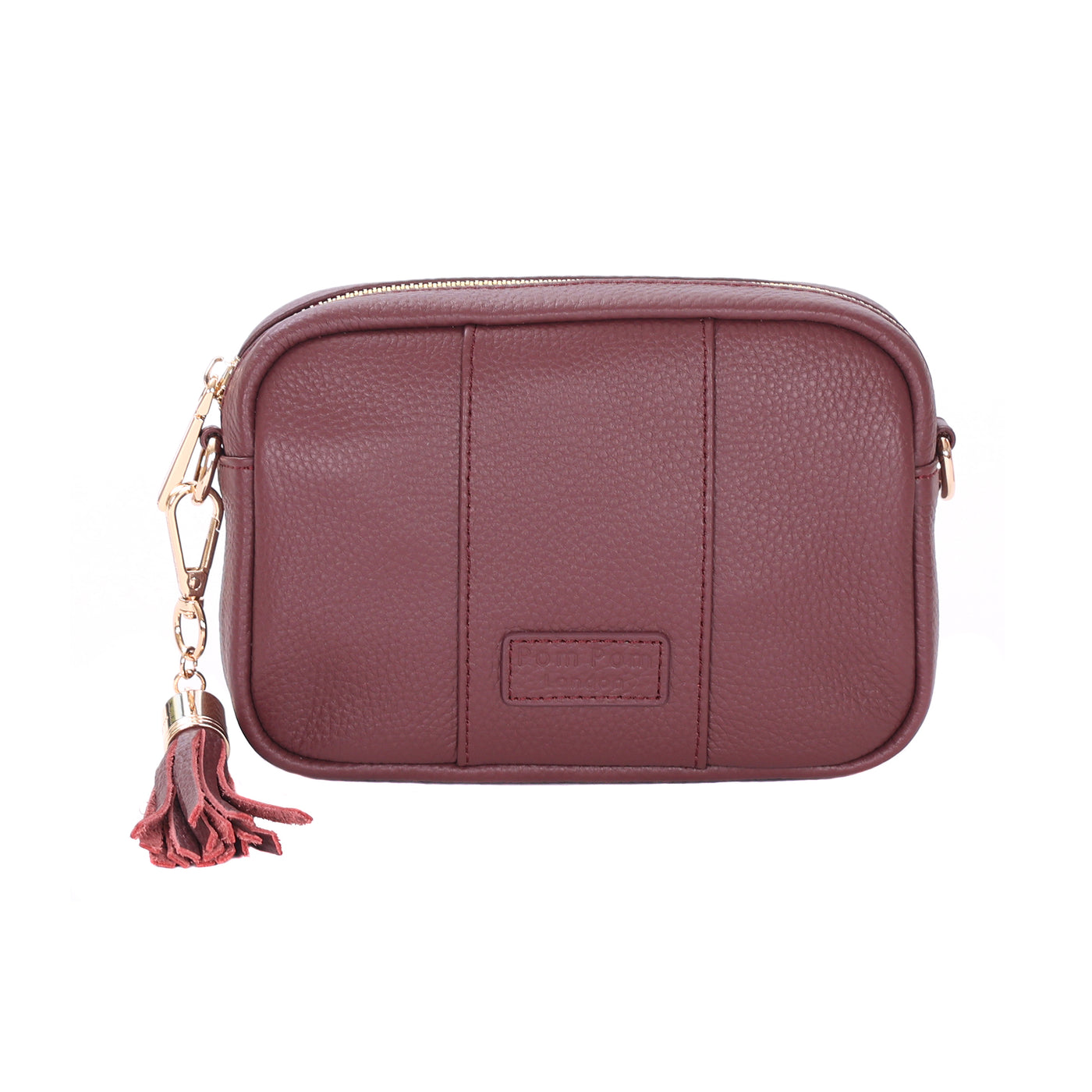 Pom Pom London City MINI Bag Deep Burgundy-Pom Pom London
