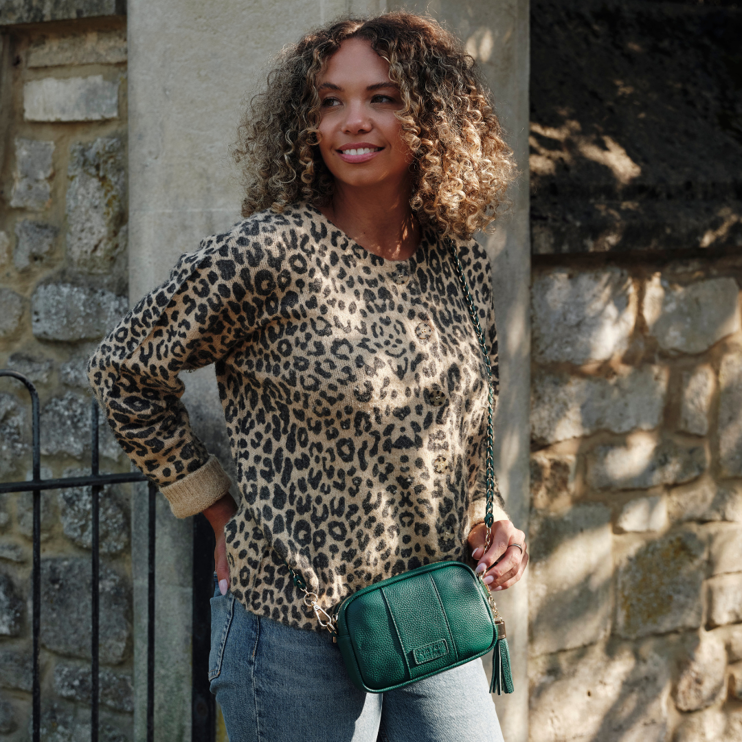 Pom Pom London City MINI Bag Madeira Green-Pom Pom London