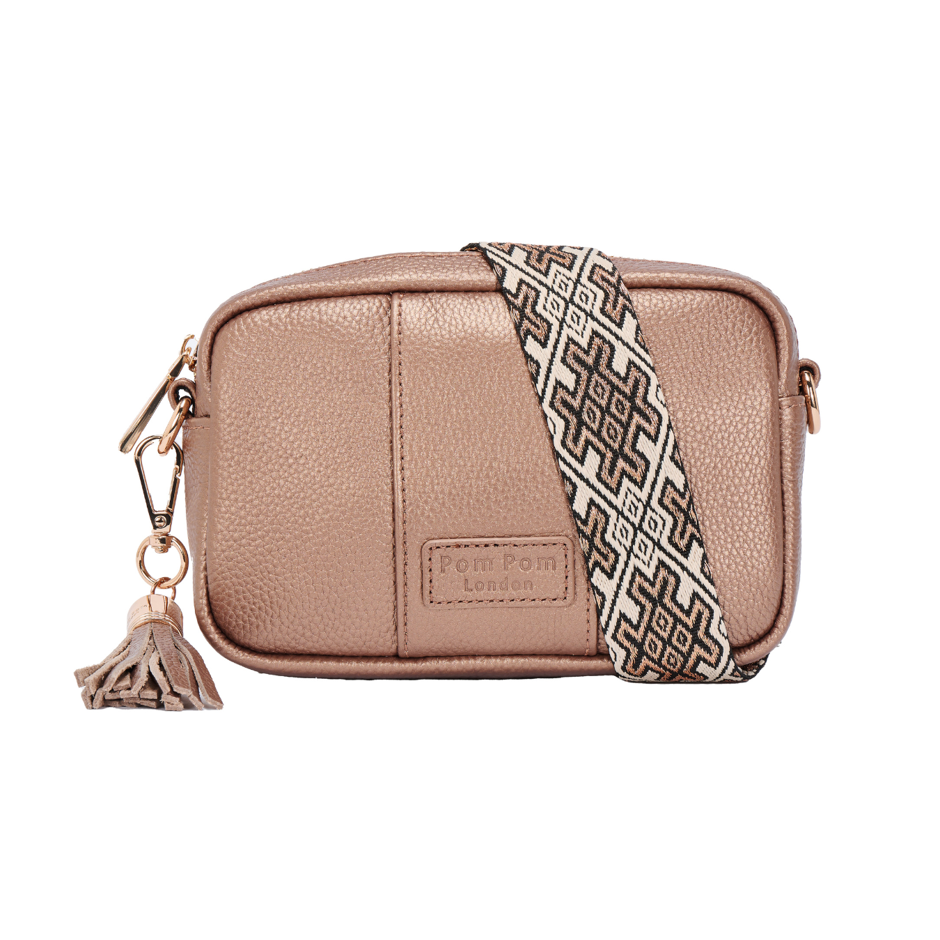 Pom Pom London City MINI Bag Metallic Bronze-Pom Pom London