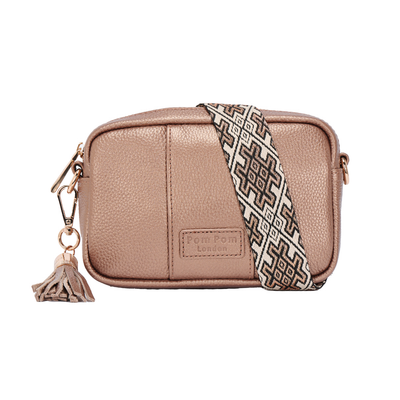 Pom Pom London City MINI Bag Metallic Bronze-Pom Pom London