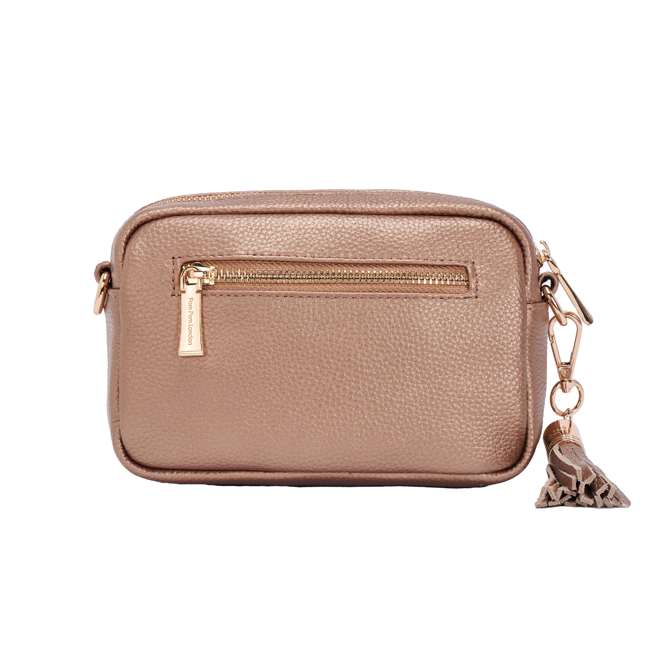 Pom Pom London City MINI Bag Metallic Bronze-Pom Pom London