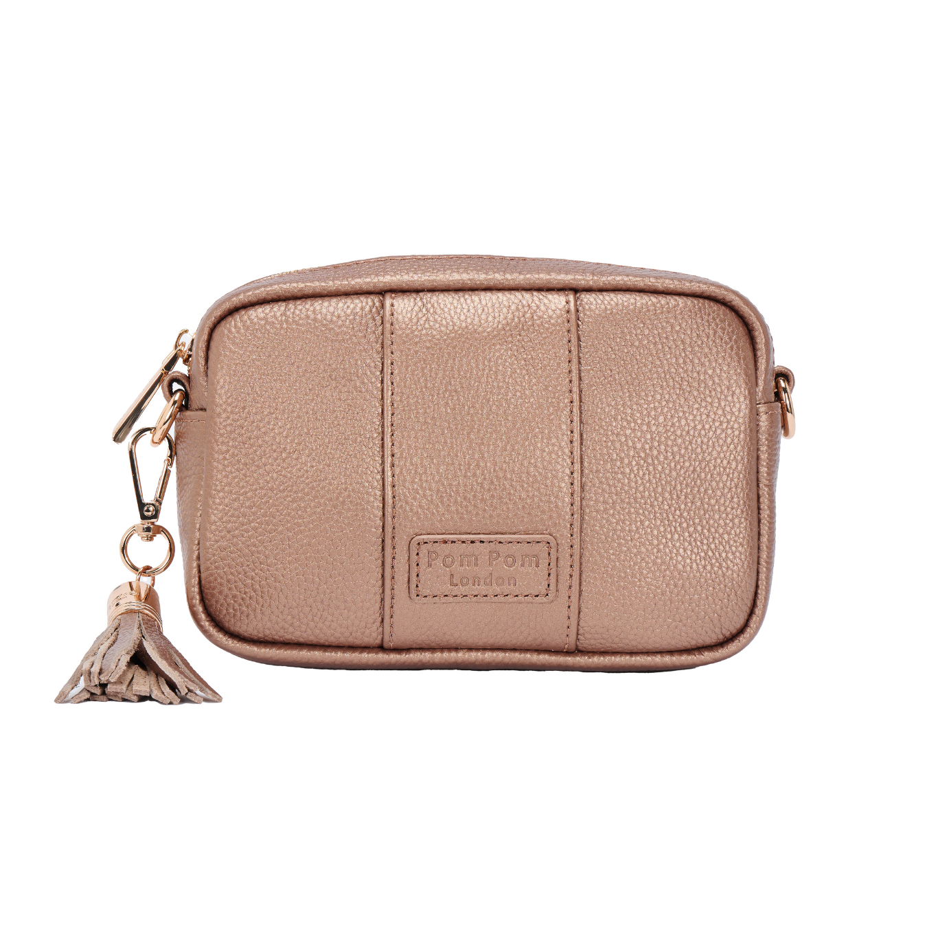 Pom Pom London City MINI Bag Metallic Bronze-Pom Pom London